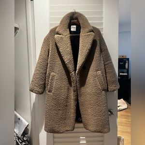 Zara Teddy Coat - great condition